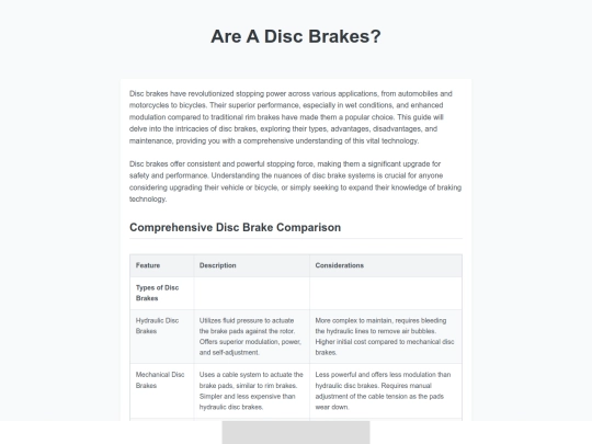 are-a-disc-brakes screenshot
