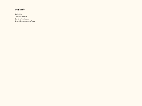 Daffodils screenshot