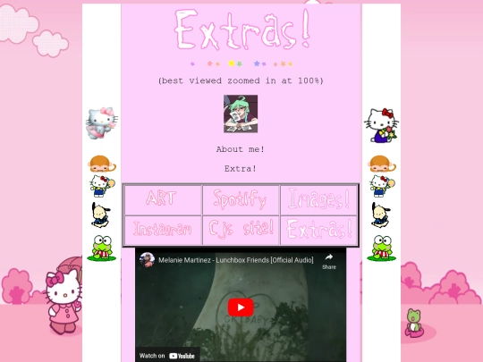 extras screenshot