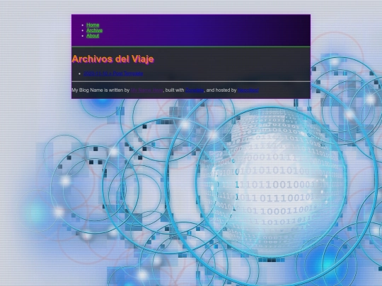 Blog/archive screenshot