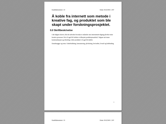 bok/Skriftdokumentet screenshot