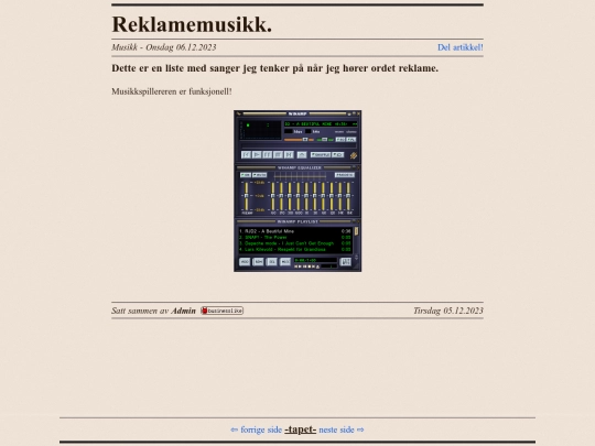 frames/utgaver/01-reklame/03-musikk/mixtape screenshot