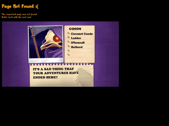 not_found screenshot