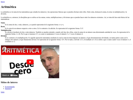aritmetica/aritmetica screenshot