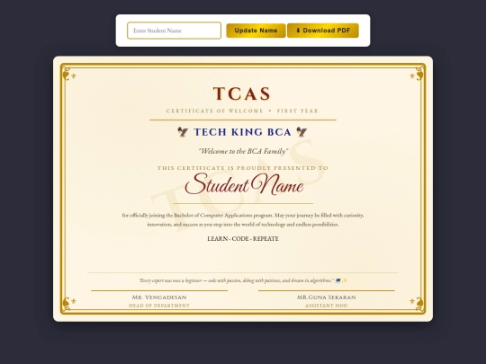 certificate screenshot