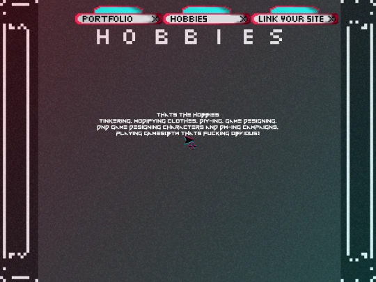 hobbies screenshot