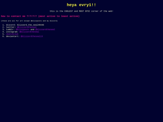 index screenshot