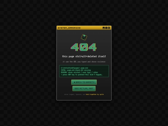 not_found screenshot