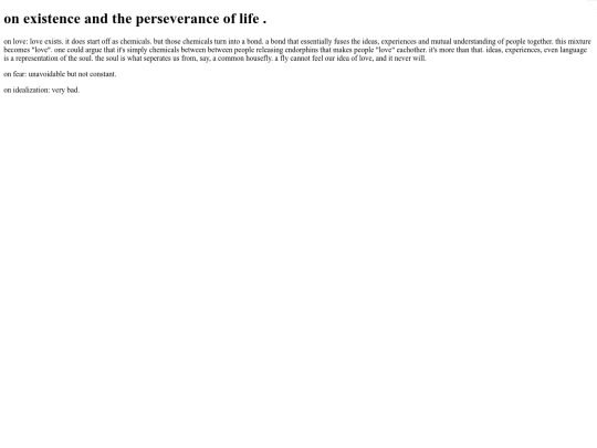 humanexistence screenshot