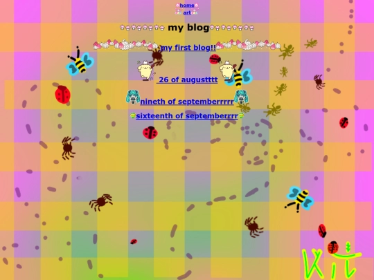 blog/kitteninamug screenshot