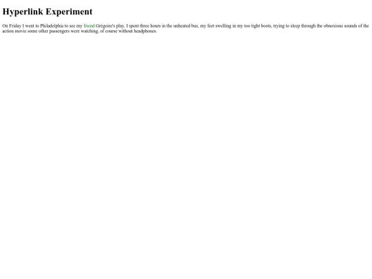 hyperlinkexperiment screenshot