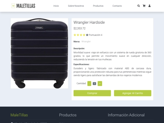Wrangler Hardside screenshot