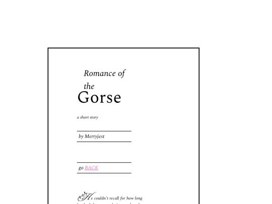 writing/gorse screenshot