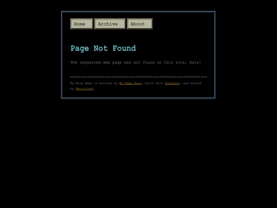 not_found screenshot
