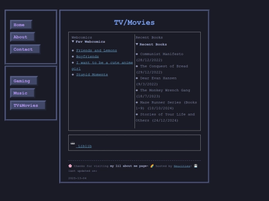 readinglist screenshot
