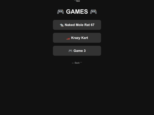 games screenshot