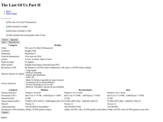 index screenshot