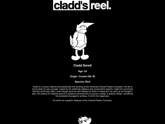 claddsreel/en/characters screenshot
