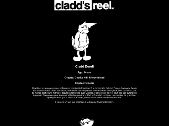 claddsreel/fr/characters screenshot