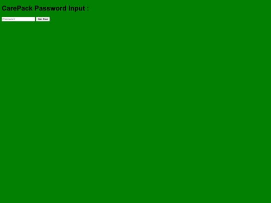 password screenshot