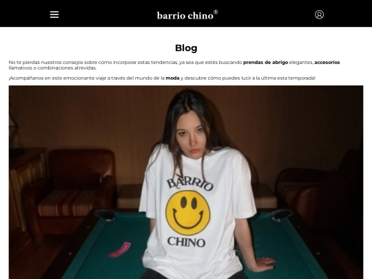 blog screenshot