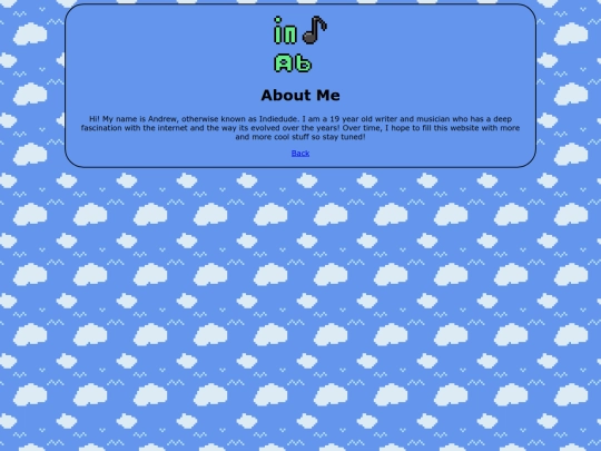 aboutme screenshot