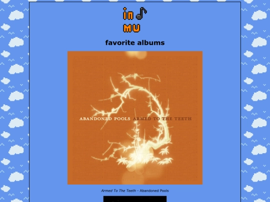 music/albums screenshot