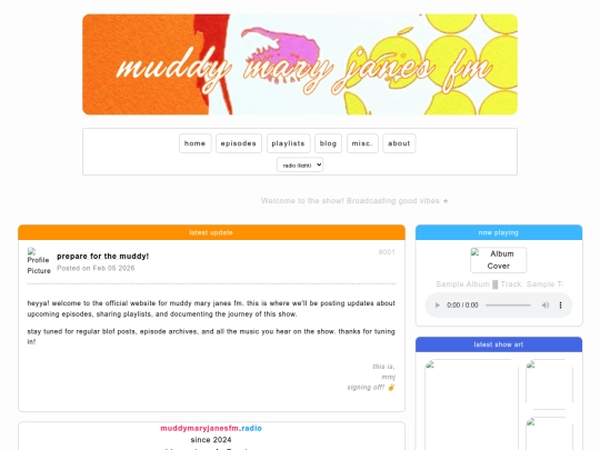 blog screenshot