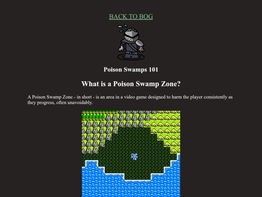 swamps/faq screenshot