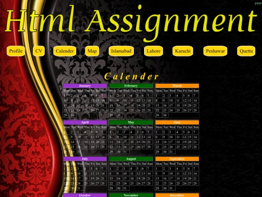 calender screenshot