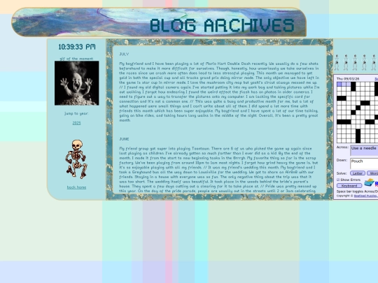 blog screenshot