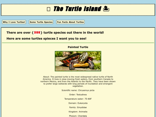 turtlespecies screenshot