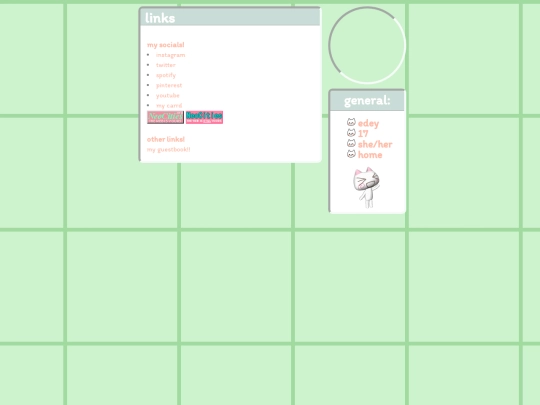 links screenshot