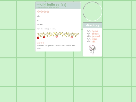 test screenshot