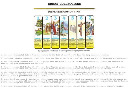 THE SEVEN DISPENSATIONS screenshot