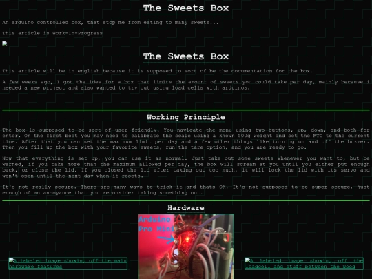 blog/sweetsbox screenshot