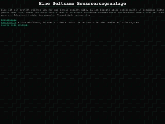 blog/waterthing screenshot