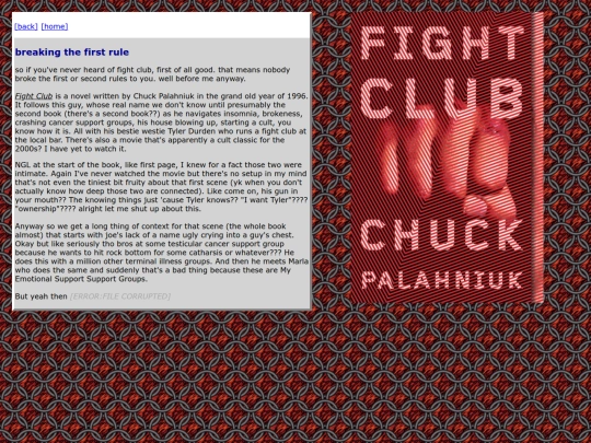 workroom/fight-club screenshot