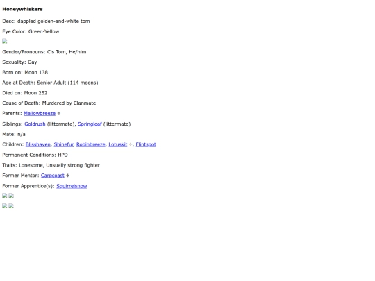 honeywhiskers screenshot