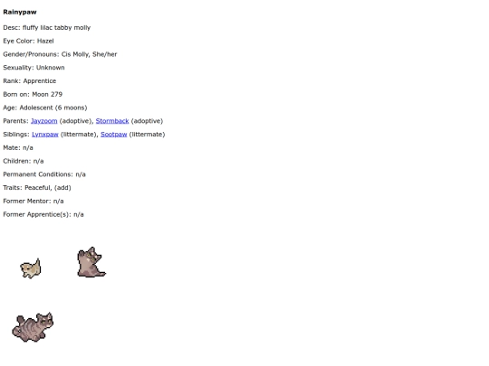 rainypaw screenshot