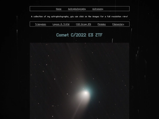 astro screenshot