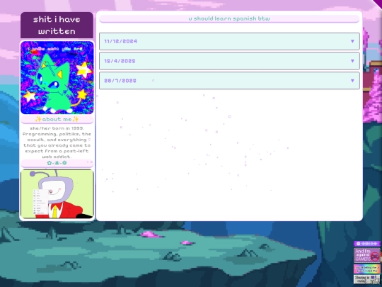 writtings screenshot