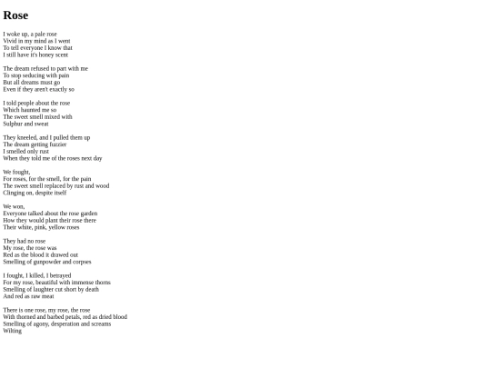 poetry/rose screenshot