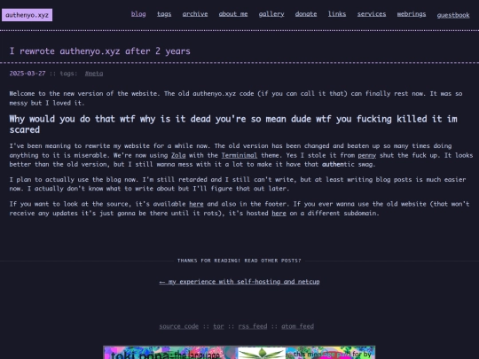 blog/posts/27-03-2025-i-rewrote-the-site screenshot
