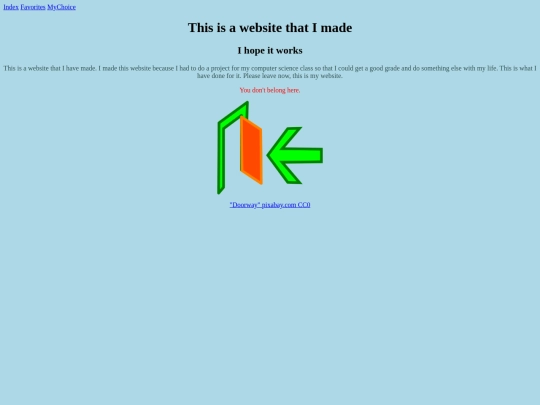 index screenshot