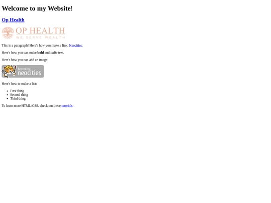 index screenshot