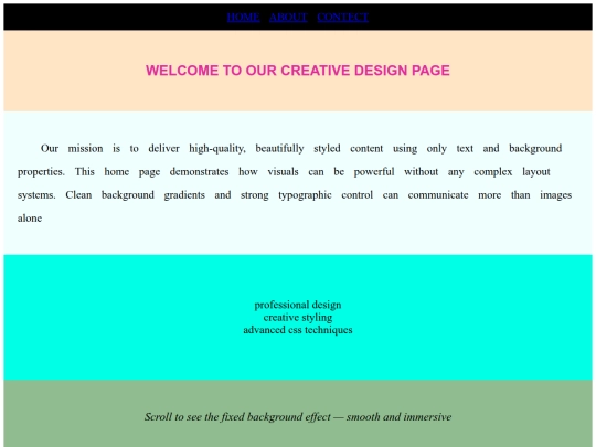 Html&Css/home screenshot