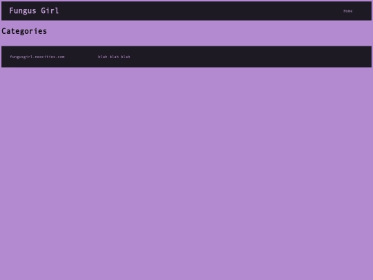 categories screenshot