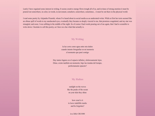journal-section/Haiku screenshot