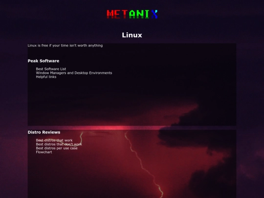 tech/linux screenshot